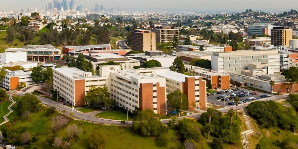 Aerial view of Cal State LA